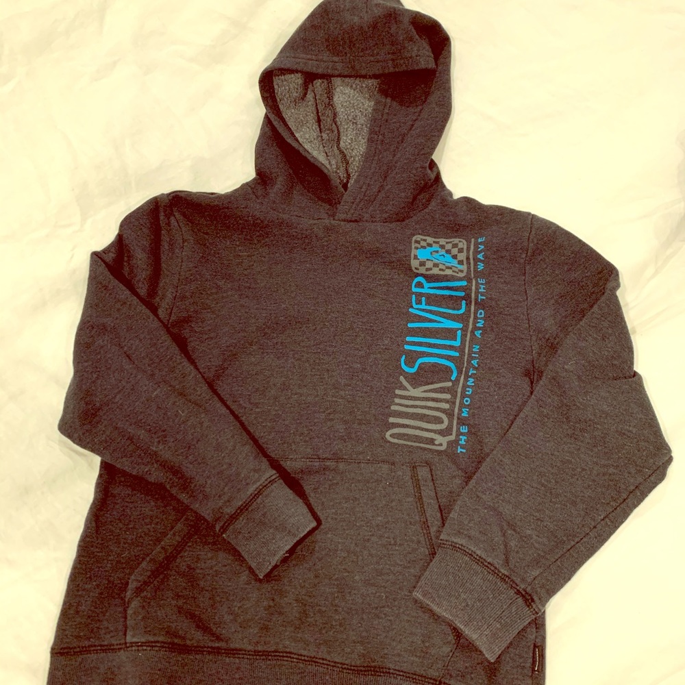 Quicksilver pullover Kids M charcoal grey